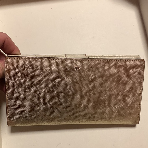 Gold Kate Spade Wallet - Picture 5 of 5
